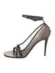 Valentino Rockstud Accents Mesh Sandals