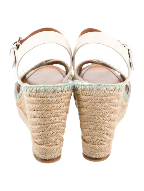 Valentino Leather Printed Espadrilles