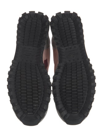 Valentino Rockstud Accents Suede Sneakers