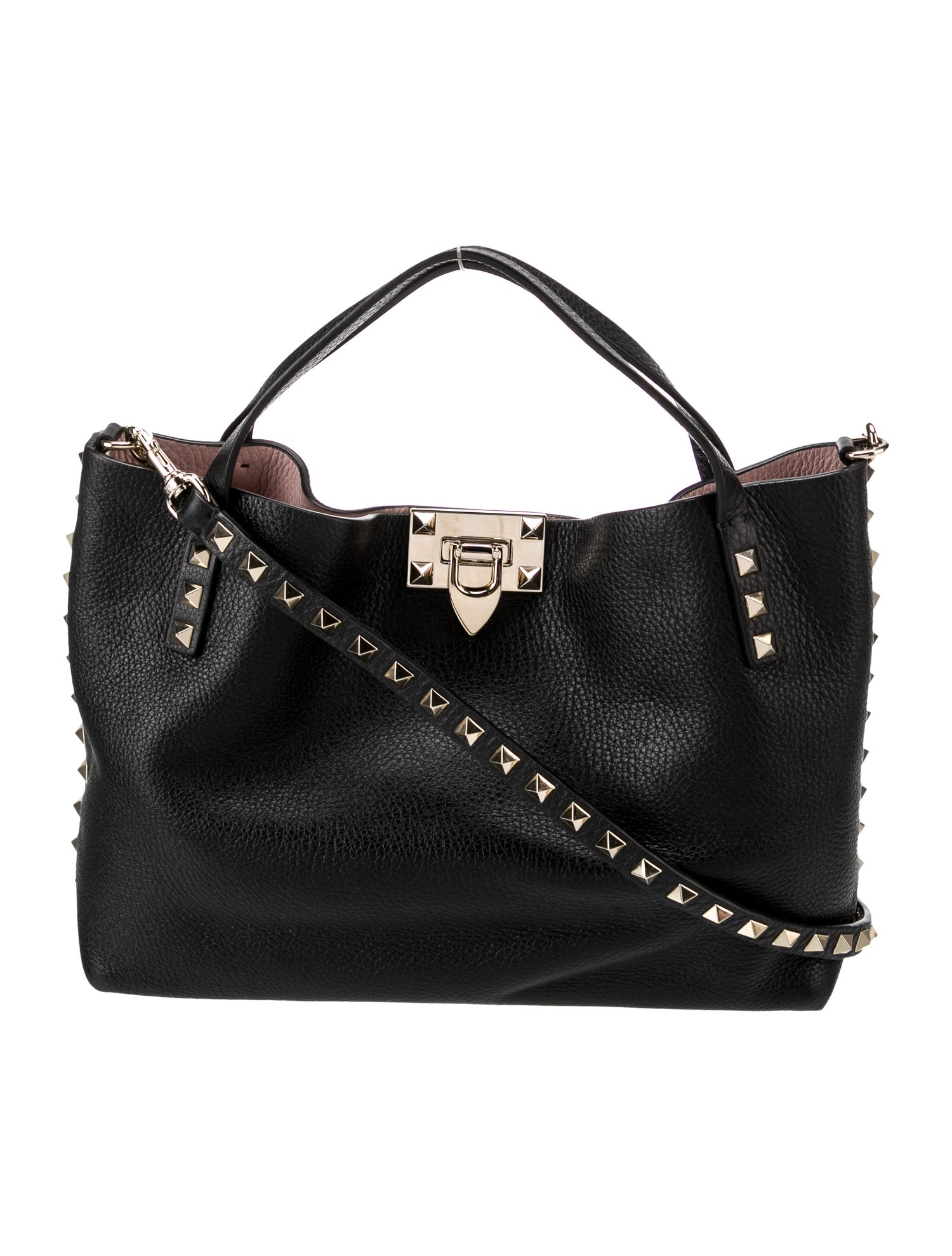 Valentino Rockstud Top Handle Bag