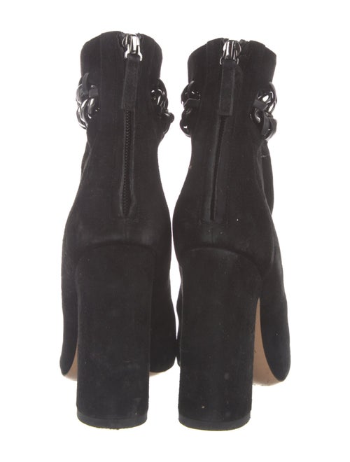 Valentino Suede Chain-Link Accents Boots