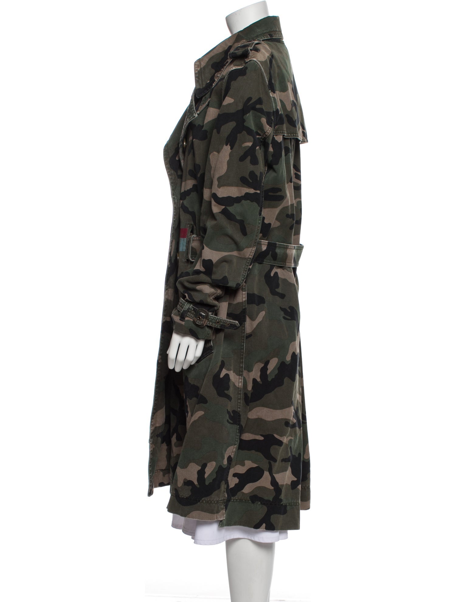 Valentino Camouflage Print Coat w/ Tags