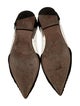 Valentino Suede Pleated Accents D'Orsay Flats