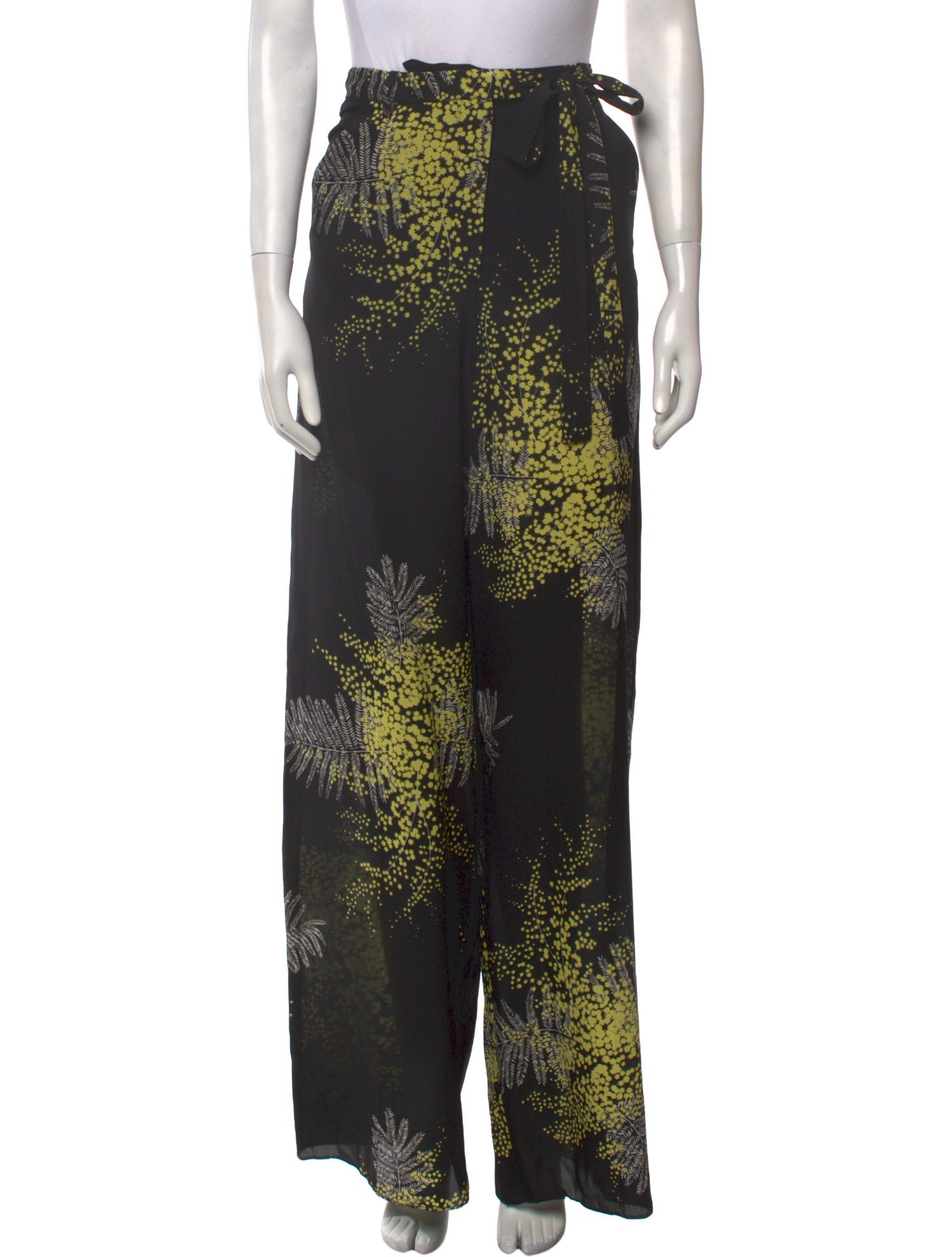 Valentino Silk Wide Leg Pants