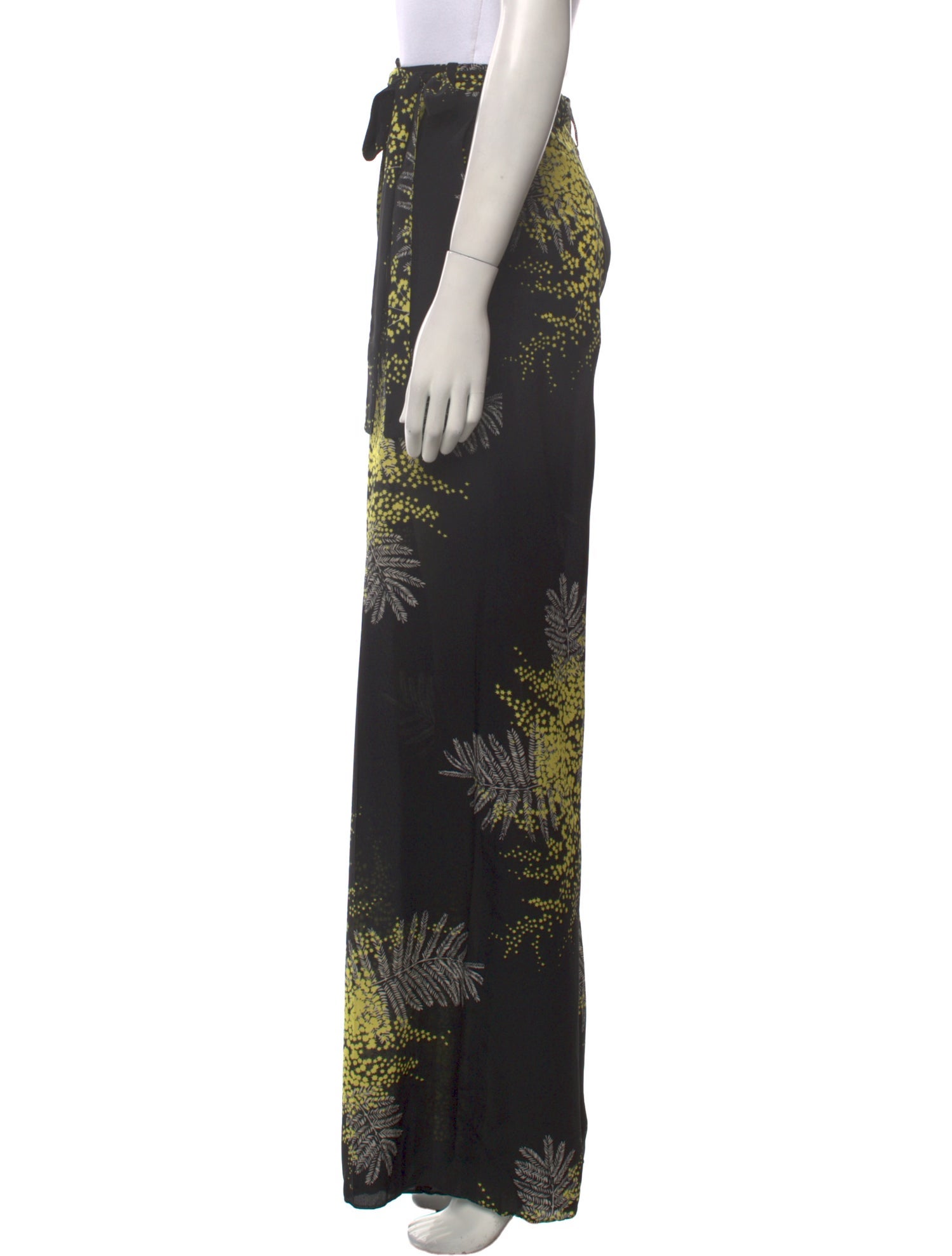 Valentino Silk Wide Leg Pants