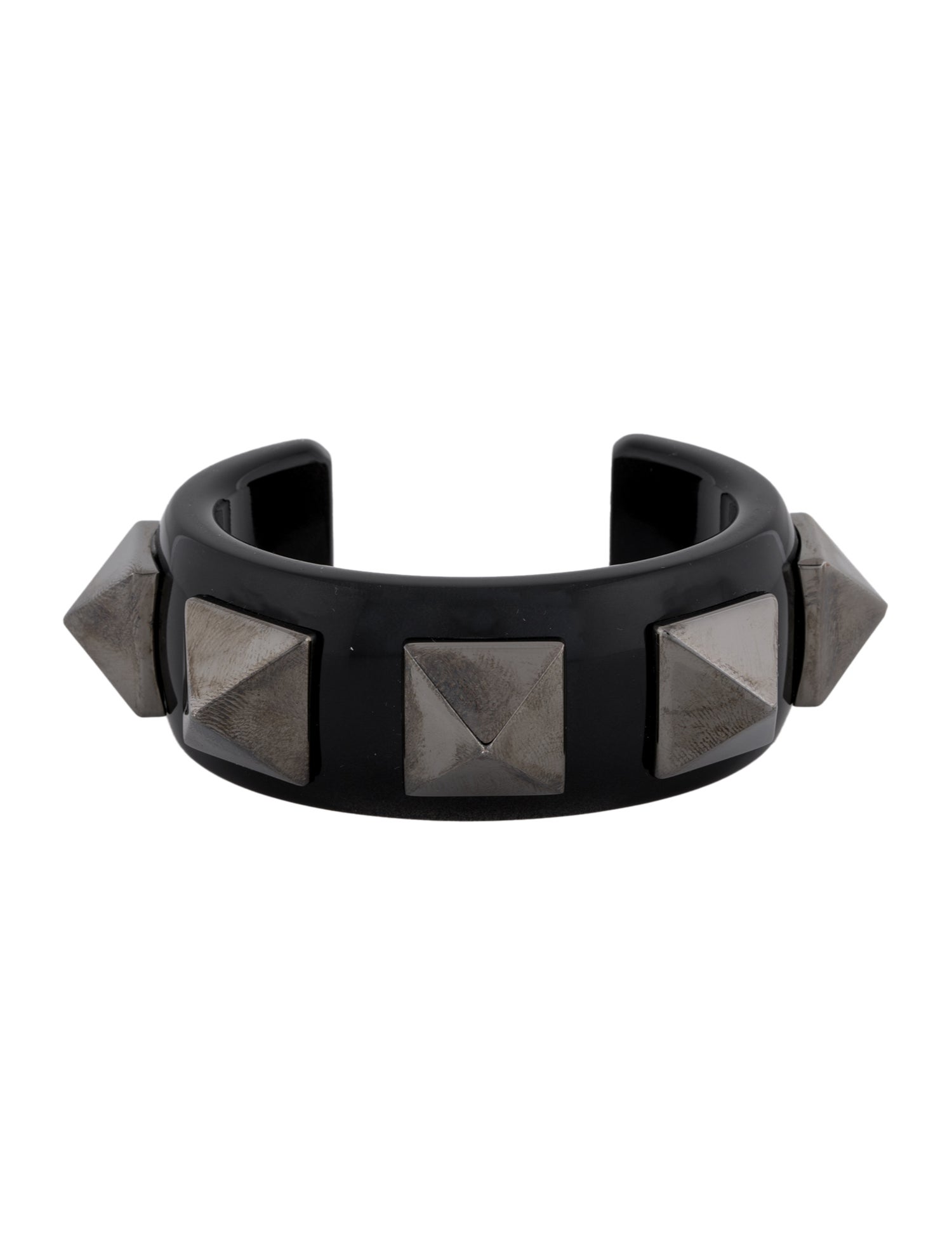 Valentino Resin Rockstud Cuff Bracelet