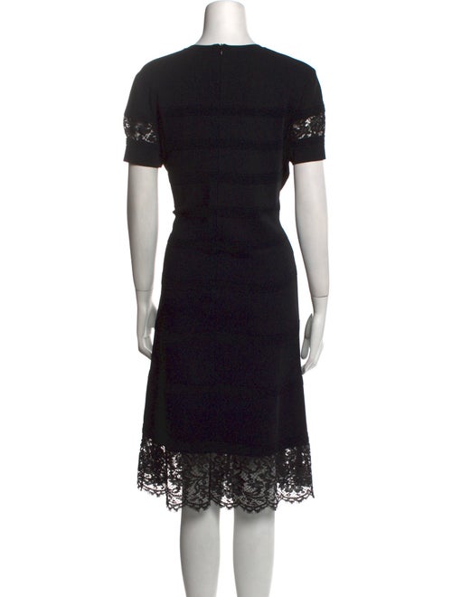 Valentino Crew Neck Midi Length Dress