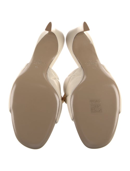 Valentino Rockstud Accents Leather Slides