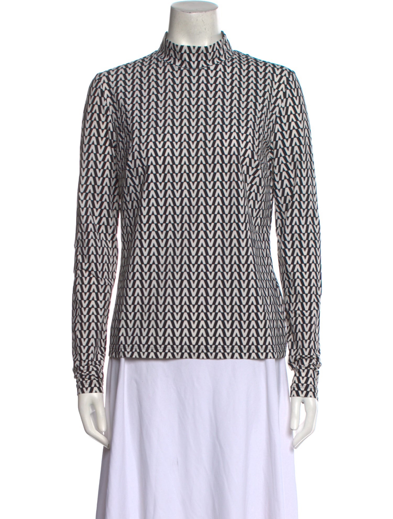 Valentino Nylon Printed Blouse