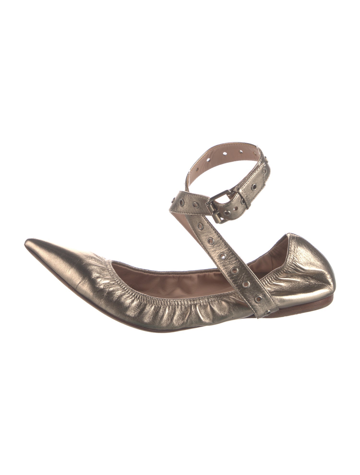 Valentino Leather Ballet Flats