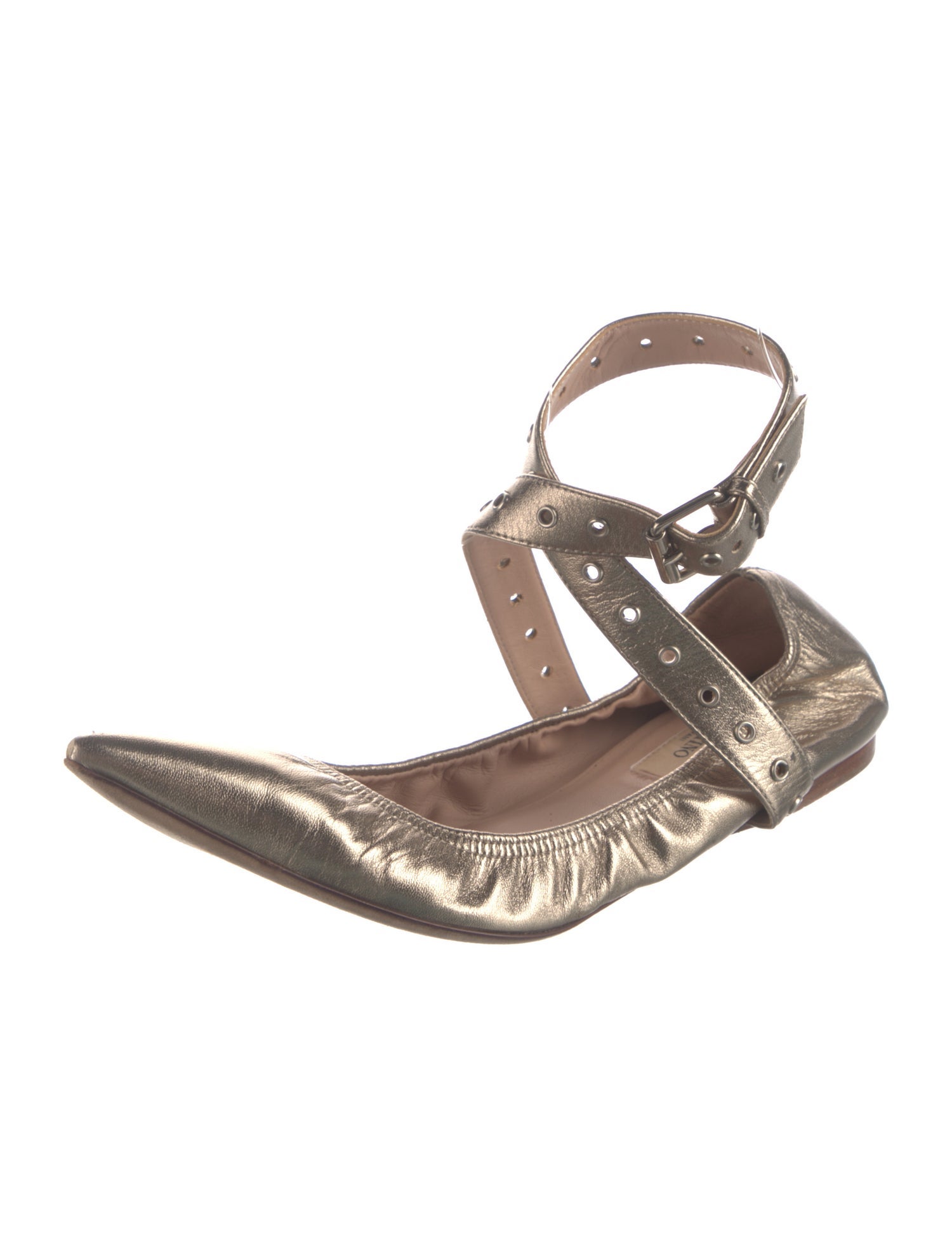 Valentino Leather Ballet Flats