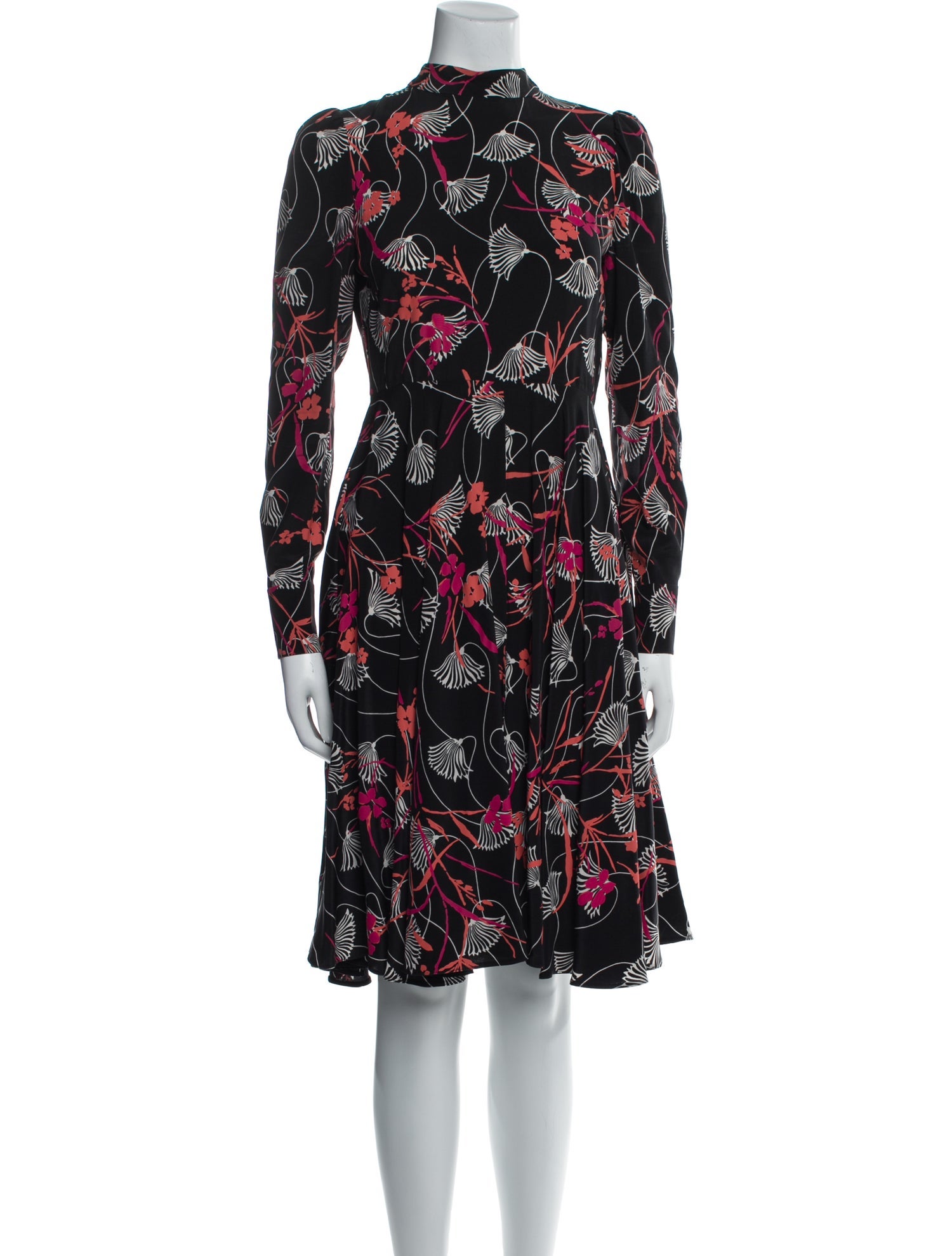 Valentino Silk Midi Length Dress