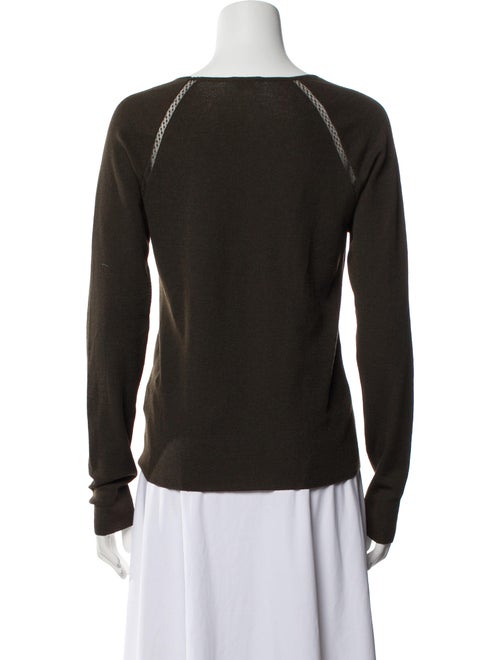 Valentino Virgin Wool V-Neck Top