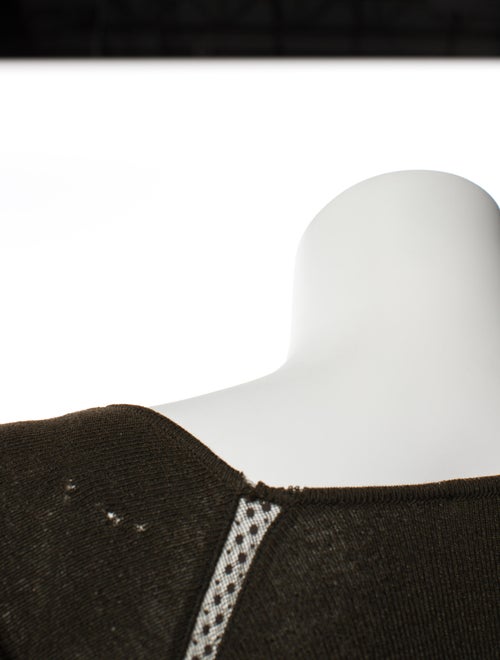 Valentino Virgin Wool V-Neck Top