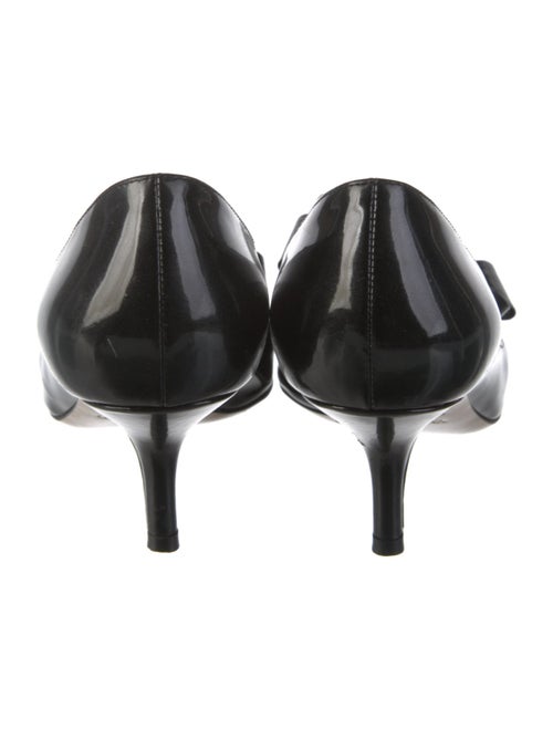 Valentino Patent Leather Bow Accents Pumps