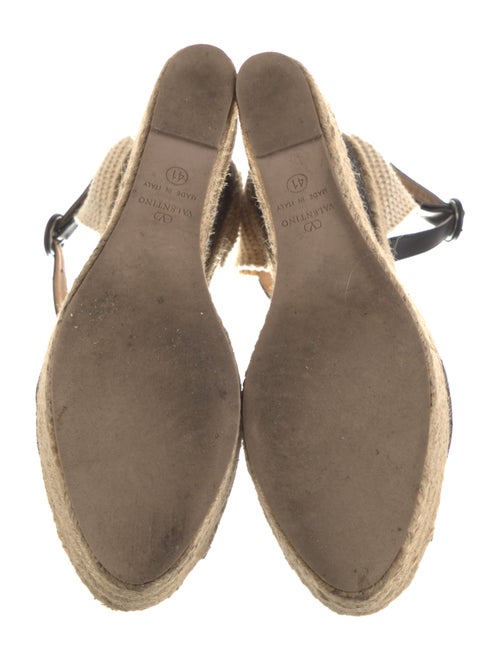 Valentino Lace Printed Espadrilles