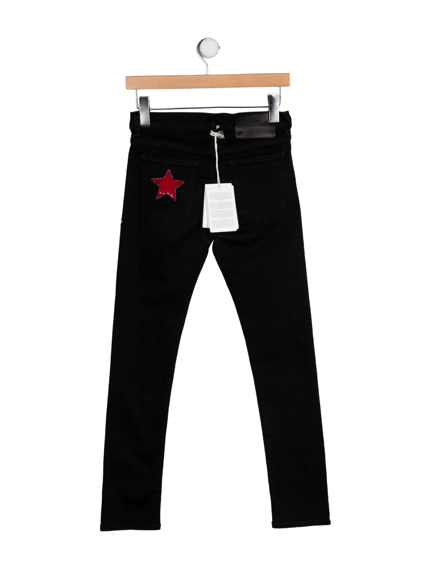 Valentino Mid-Rise Skinny Leg Jeans