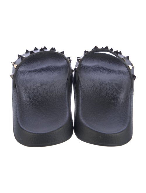 Valentino Rockstud Accents Rubber Slides