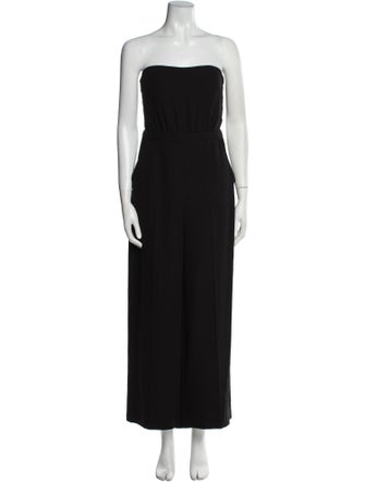 Valentino Silk Strapless Jumpsuit