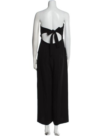 Valentino Silk Strapless Jumpsuit