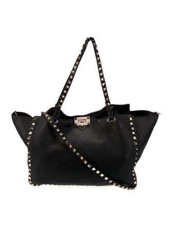 Valentino Rockstud Top Handle Bag Large