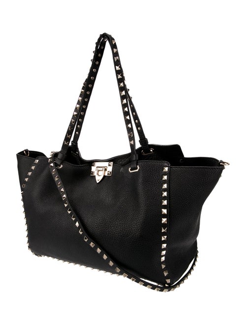 Valentino Rockstud Top Handle Bag Large