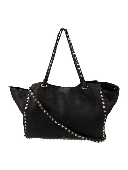 Valentino Rockstud Top Handle Bag Large