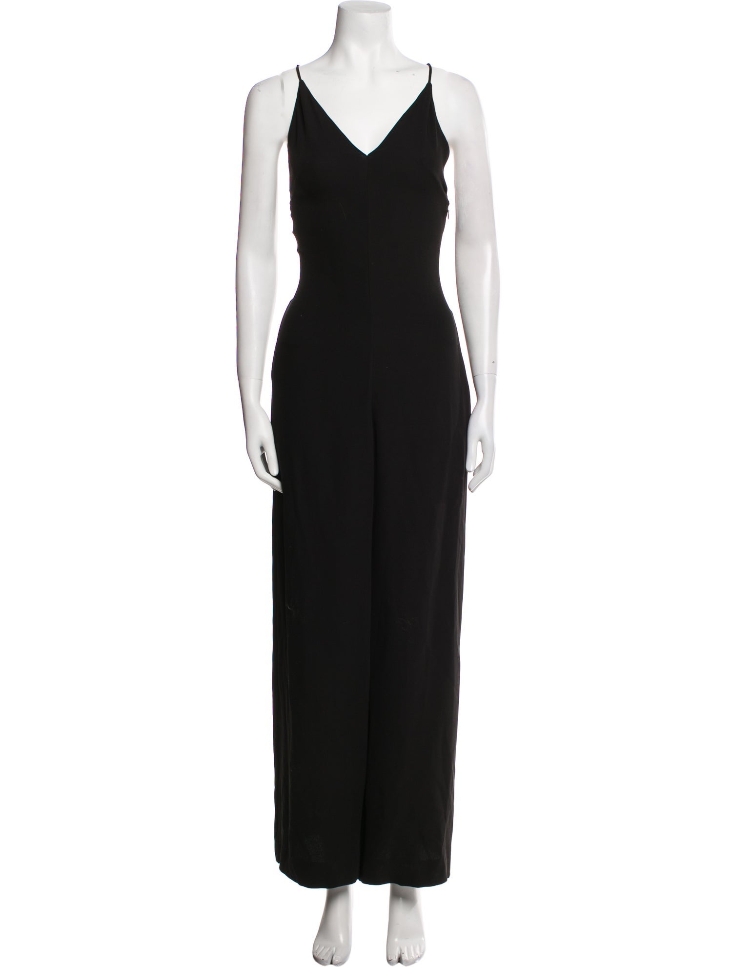 Valentino Silk V-Neck Jumpsuit