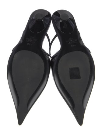 Valentino Leather Studded Accents Mules