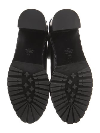 Valentino Rockstud Accents Leather Rain Boots