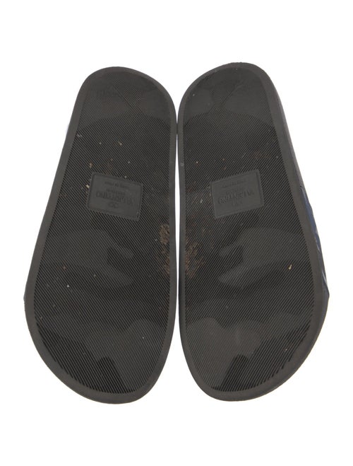 Valentino Rubber Printed Slides