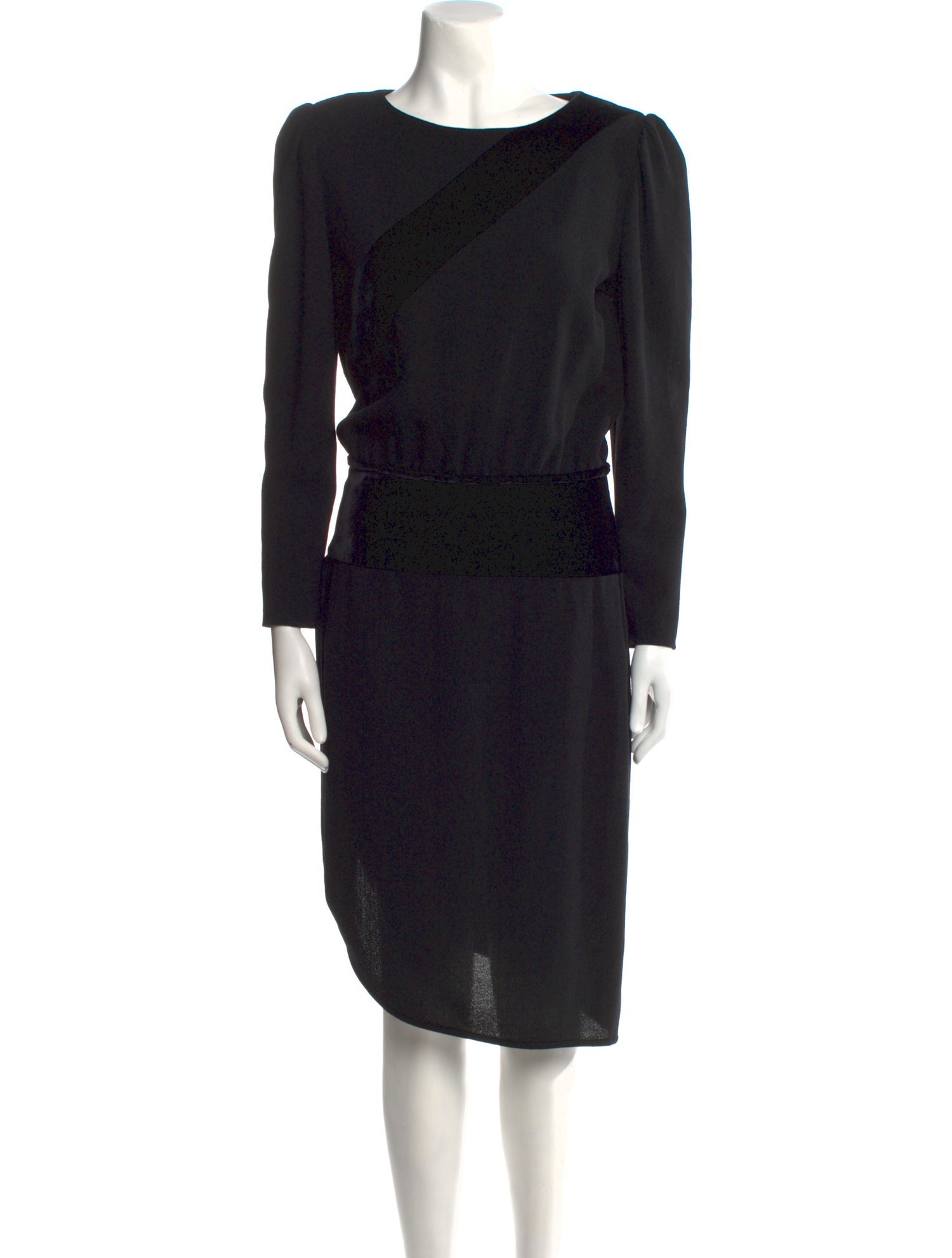 Valentino Bateau Neckline Midi Length Dress