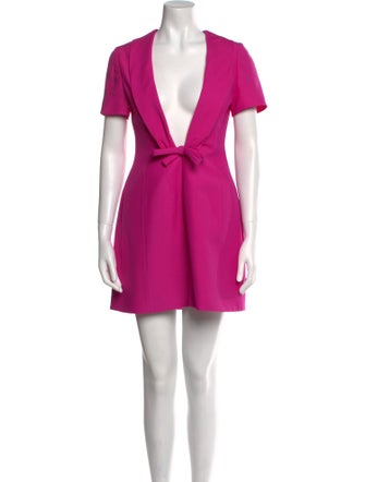 Valentino Virgin Wool Mini Dress