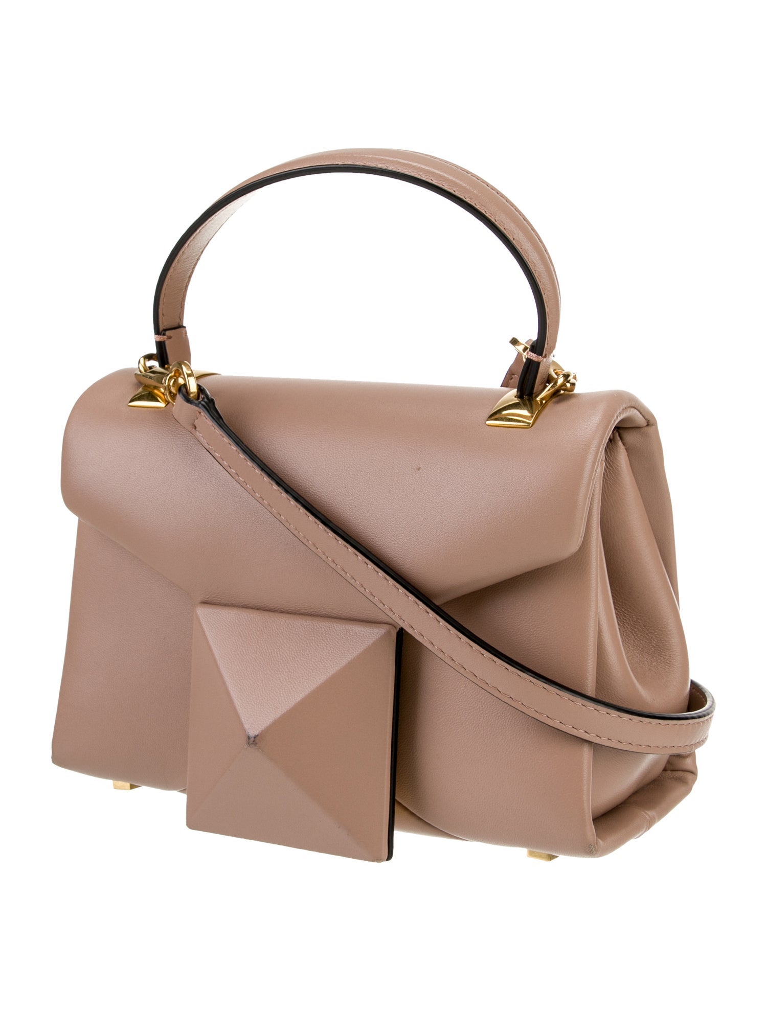 Valentino Rockstud Top Handle Bag