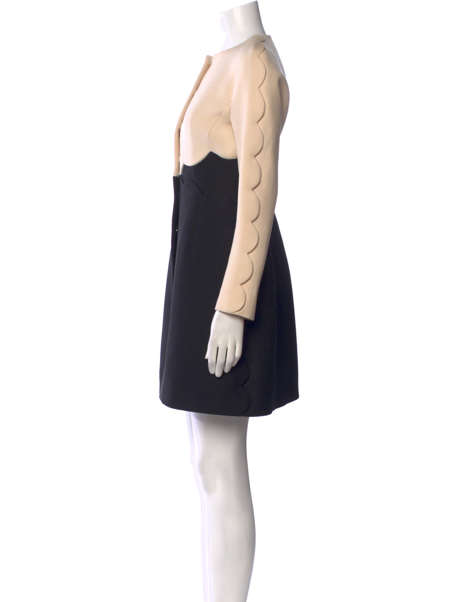 Valentino Crew Neck Mini Dress