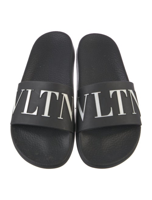 Valentino Rubber Printed Slides