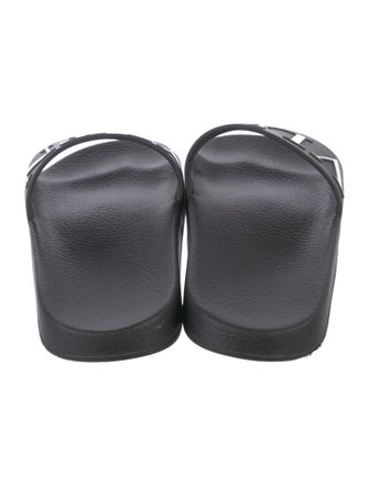 Valentino Rubber Printed Slides