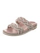 Valentino Rockstud Accents Leather Slides