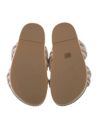 Valentino Rockstud Accents Leather Slides