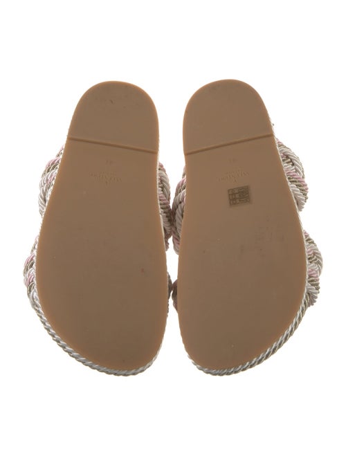 Valentino Rockstud Accents Leather Slides