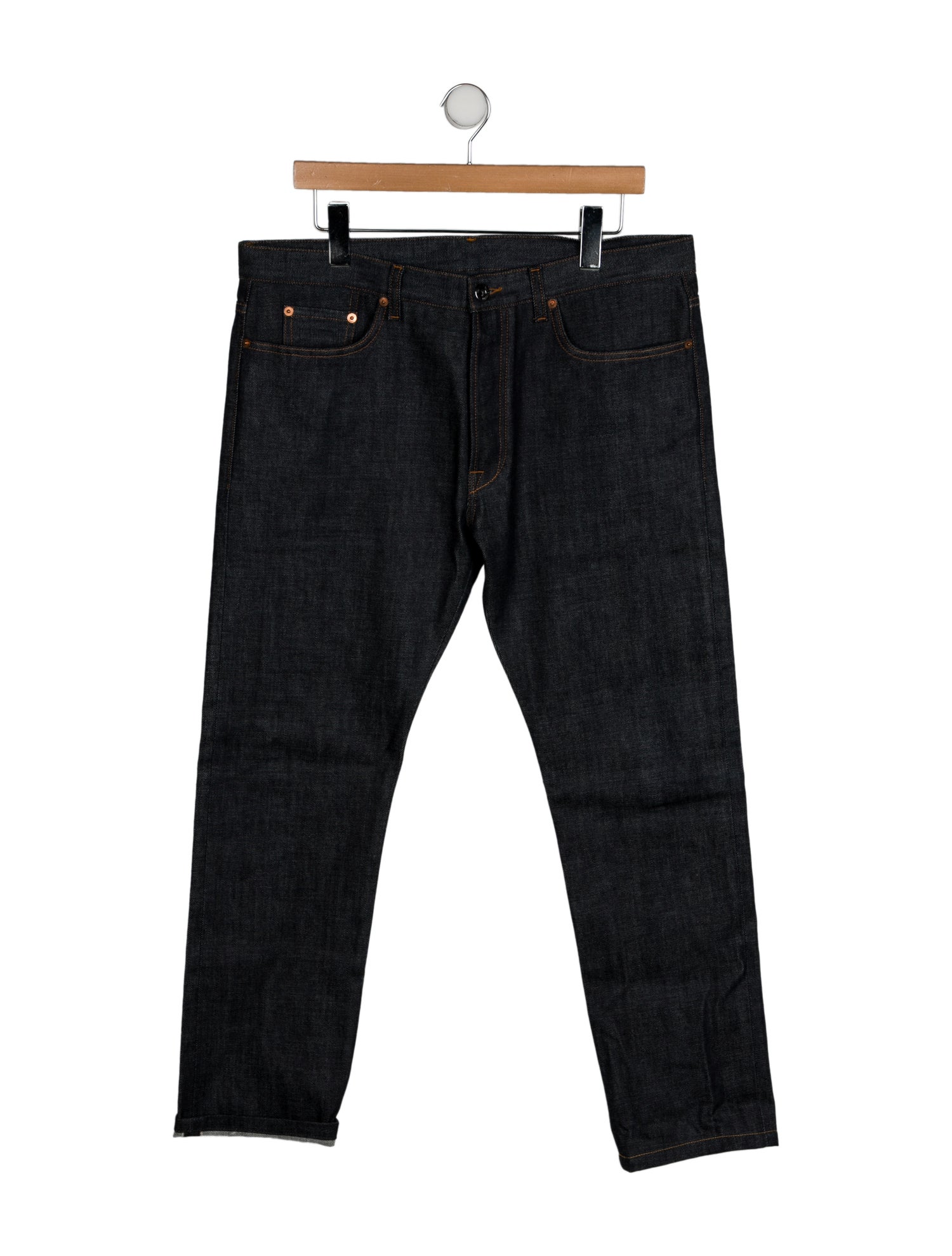 Valentino Rockstud Accents Skinny Jeans