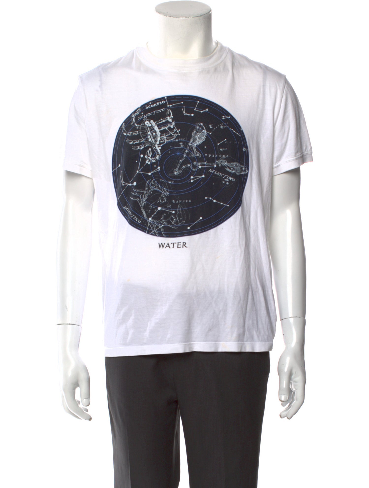 Valentino Animal Print Crew Neck T-Shirt