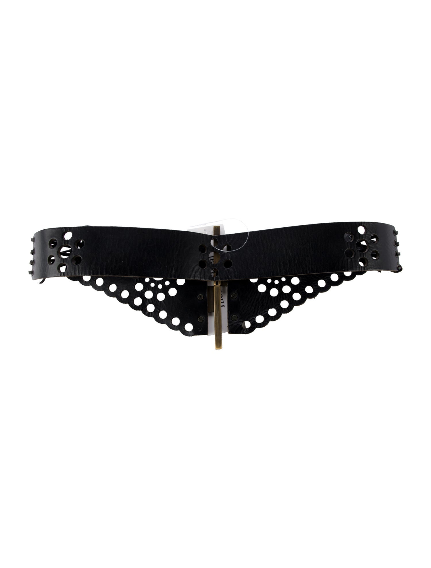 Valentino Wide Leather Waist Belt