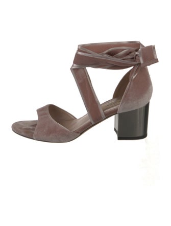 Valentino Velvet Sandals