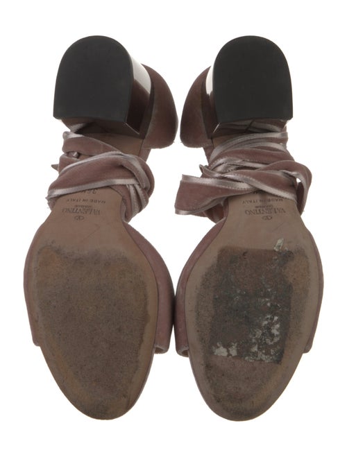 Valentino Velvet Sandals