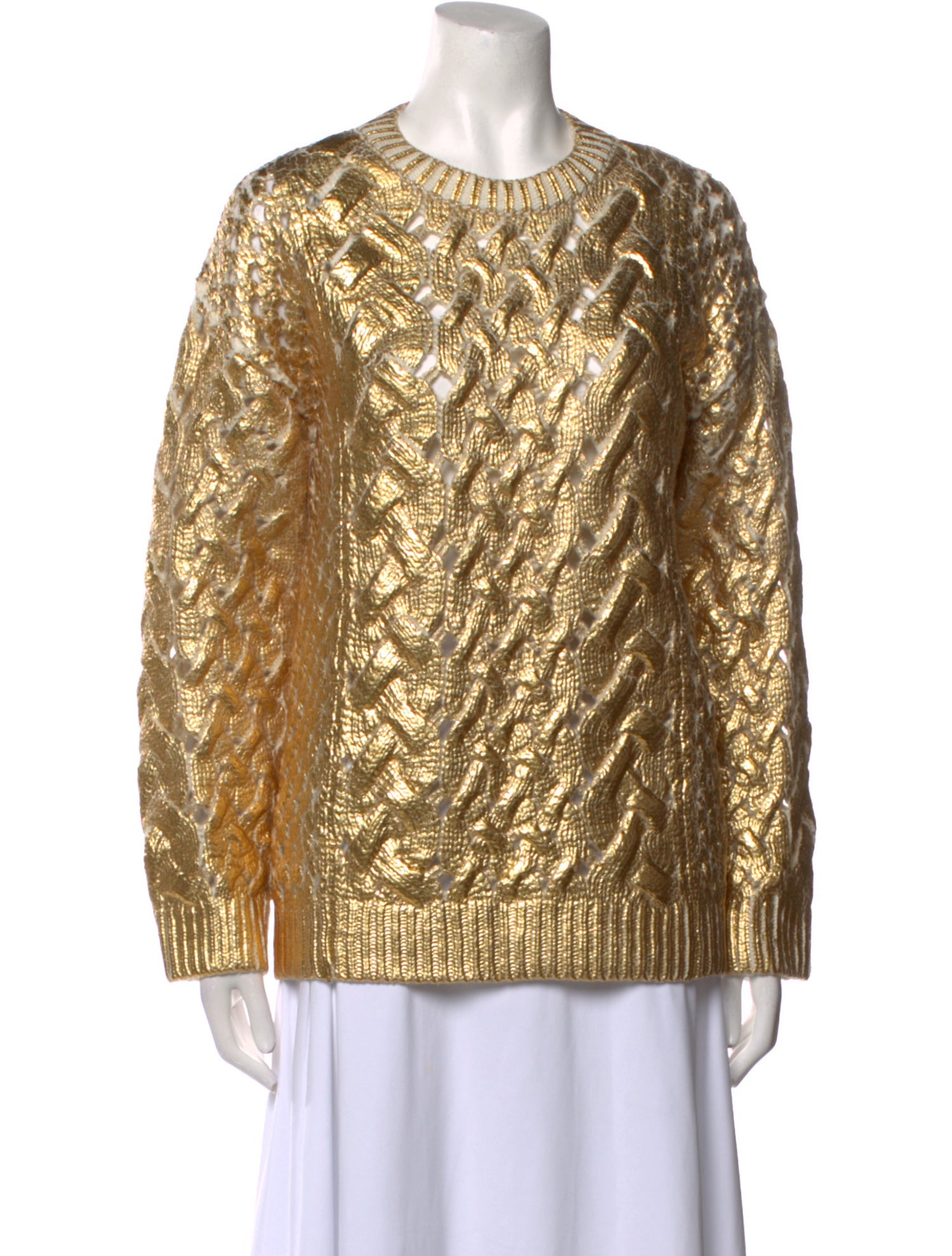 Valentino Virgin Wool Crew Neck Sweater