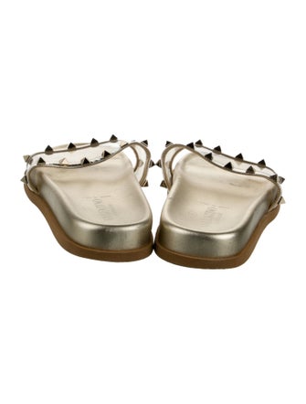 Valentino Rockstud Accents PVC Slides