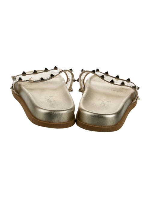 Valentino Rockstud Accents PVC Slides