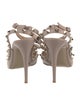 Valentino Rockstud Accents Leather T-Strap Pumps