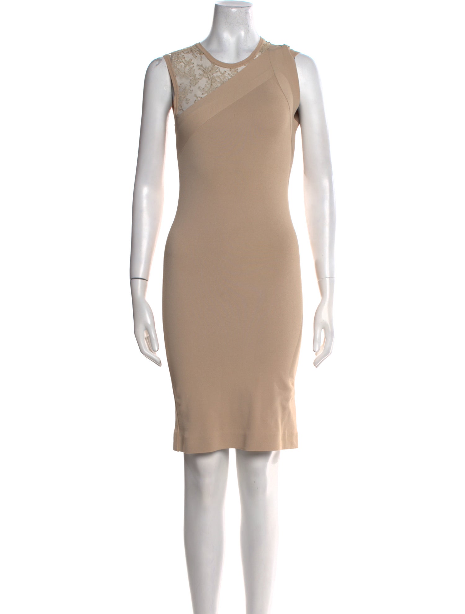 Valentino Crew Neck Knee-Length Dress